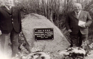 Inauguration stèle de la Garédie