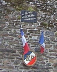 Plaque avenue de Paris à Uzerche