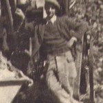 Mr Chaillet (Barnabé) aux Carrières de Vignols en 1946.