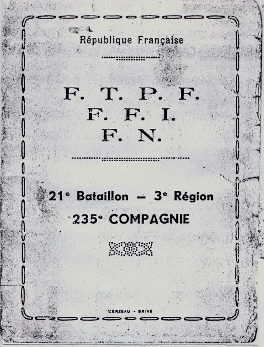 Carte d'identité Militaire