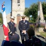 Le général Gilles Modéré et le colonel Yann Malard 