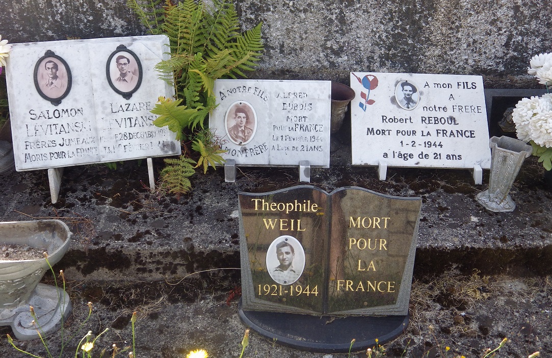 tombe résistants à Marcolès